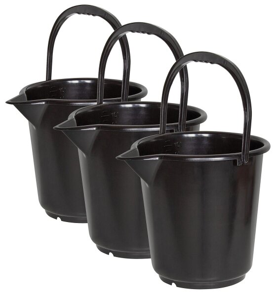 Industrie Eimer 10,5 L, mit Ausguss, VPE=3 Stück