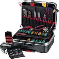Mechanik-Werkzeug-Set KNIPEX im Koffer, 90-teilig