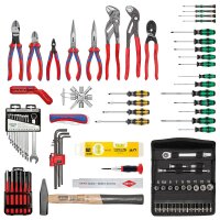 Mechanik-Werkzeug-Set KNIPEX im Koffer, 90-teilig