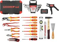 Werkzeugkoffer GEDORE red R21652089 ELEKTRIKER, 89-teilig