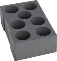 Schaum-Kartuscheneinsatz passend zu L-Boxx 374 295x190x95mm