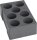 Schaum-Kartuscheneinsatz passend zu L-Boxx 374 295x190x95mm