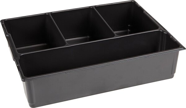 Kleinteileeinsatz, 4 Mulden, zu L-Boxx L136 + LS-Boxx 306, 405x315x85mm
