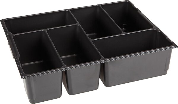 Kleinteileeinsatz, 6 Mulden, zu L-Boxx L136 + LS-Boxx 306, 405x315x85mm