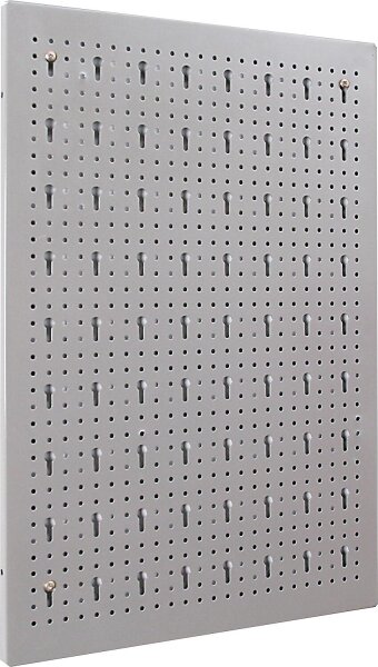 Werkzeughaltesystem Lochwand BxTxH 400x16x595mm StorePlus Flex M 60, silbergrau