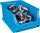 Sichtlagerkasten blau BxTxH 205x355x150mm ProfiPlus Box 4