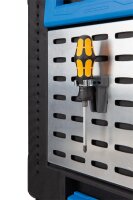 Werkzeugklemmset Sortimo 5tlg. zu WorkMo Alulochblech