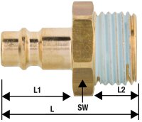 Stecknippel AG Typ 26 G 1/2"