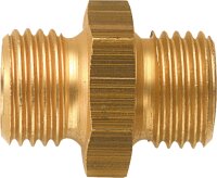 Doppelnippel lang G 1" x G 1", messing, mit...