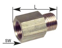 Reduziernippel lang G 1/8"a x G 1/4"i