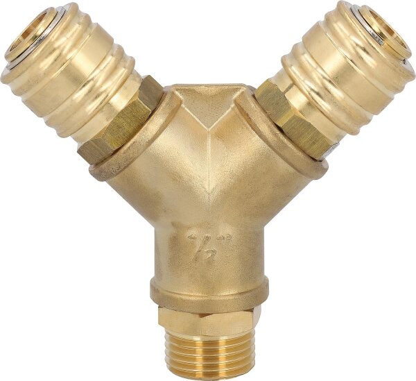 Verteiler 2fach G 1/4 AG