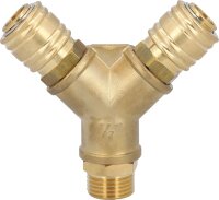 Verteiler 2fach G 1/2 AG