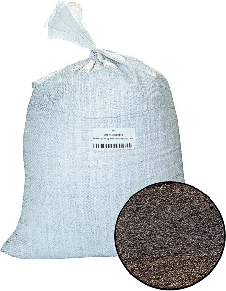Strahlsand AEROTEC 25 kg Sack, Körnung 0,2 - 0,5 mm