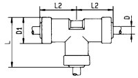 T-Stück Ø 12 mm