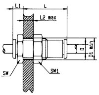 Schottverschraubung Ø 10 mm
