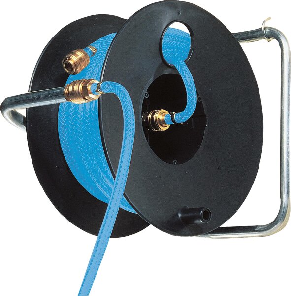 Druckluftschlauchtrommel Typ Profi bis 15 bar Betriebsdruck Ø Schlauch 6/12 mm, Länge = 20 m