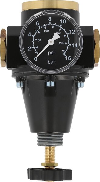 Druckluft-Druckregler G3/4 + G1 Regelbereich/Skala 0,5 - 10/16 Durchfluss 5,330 l/min