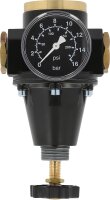 Druckluft-Druckregler G3/4 + G1 Regelbereich/Skala 0,5 -...