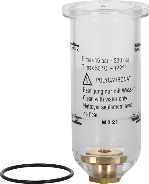 Kunststoffbehälter für Öler Baugröße G1/4 + G3/8