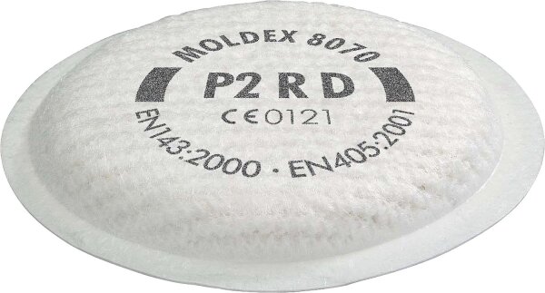 Partikelfilter P2 R D für Maskenkörper Serie 8000 VPE  4 Paar