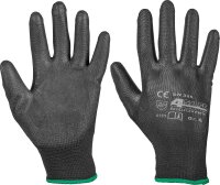 Montagehandschuh aus Nylon, schwarz, Größe M 1...