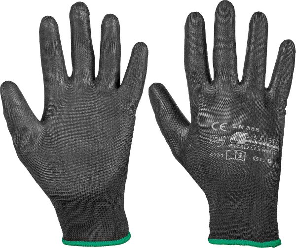 Montagehandschuh aus Nylon, schwarz, Größe XXL 1 Paar