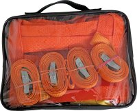 Ladungssicherungsnetz 825x1025mm, Bandbreite 25mm mit 4 Verzurrschlaufen 2m