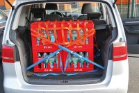 Ladungssicherungsnetz 825x1025mm, Bandbreite 25mm mit 4 Verzurrschlaufen 2m