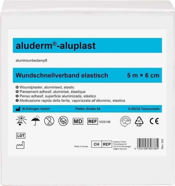 Wundverbandpflaster elastisch 5 mtr. x 6 cm