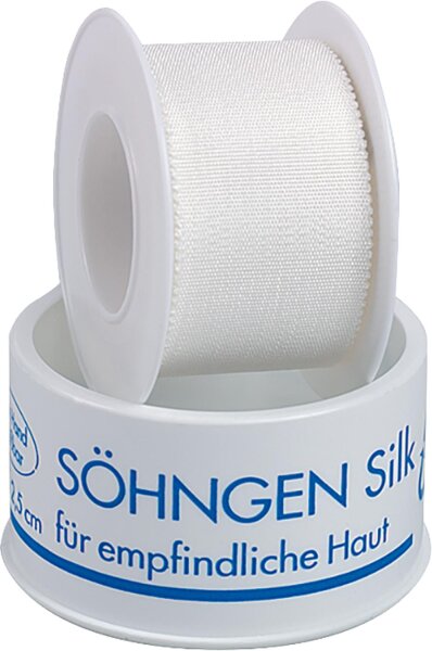 Söhngensilk-Heftpflaster auf der Rolle 2.5cm x 5mtr,1009140