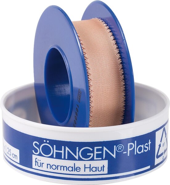 Heftpflaster Söhngen-Plast auf der Rolle 1.25 cm x 5 mtr.