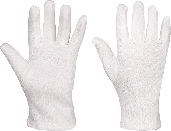 Arbeitshandschuh Baumwoll-Trikot mit Schichtel, Größe M
