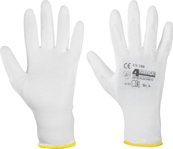 Arbeitshandschuh für Montage, Nylon weiß, Größe XL