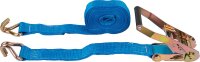 Verzurrgurt, zweiteilig DIN EN12195-2 Blau, Gurt 50mm,...