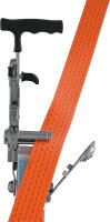 Verzurrgurt, zweiteilig DIN EN12195-2, Orange Gurt 50mm,...