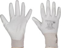 Montagehandschuhe SPUN ECO PU weiß Größe S
