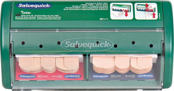 Pflaster-Spender Salvequick mit Inhalt