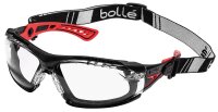 Schutzbrille RUSH+ mit Kopfband,Rahmen rot / schwarz...