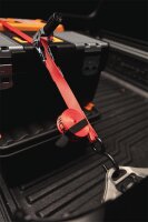 Ratschenzurrgurt, zweiteilig Professional 450kg 5m rot mit Magnet