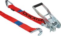 Ratschenzurrgurt, zweiteilig Professional 2000kg 10m rot