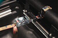 Ratschenzurrgurt, zweiteilig Rebel 400kg,4m Orange VPE = Stück