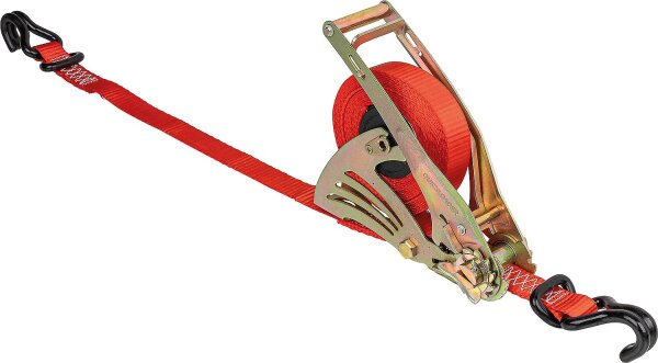 Zurrgurt mit Aufrollmechanik 25mm 600 kg 4,5m