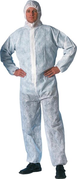 Overall mit Kapuze, atmungsaktiv Mikro, Typ 5+6 XL