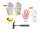 Arbeitshandschuh-Paket Bau GR.M mit Gratis Latthammer