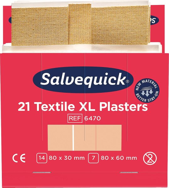 Pflaster-Strips  XL Cederroth, Textil, VPE= 6 Stück,6470