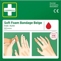 Wund-Schnell/Schaumverband Cederroth,beige ,4500x30mm