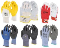 Handschuh-Paket GR10/XL Bau, 6-teilig