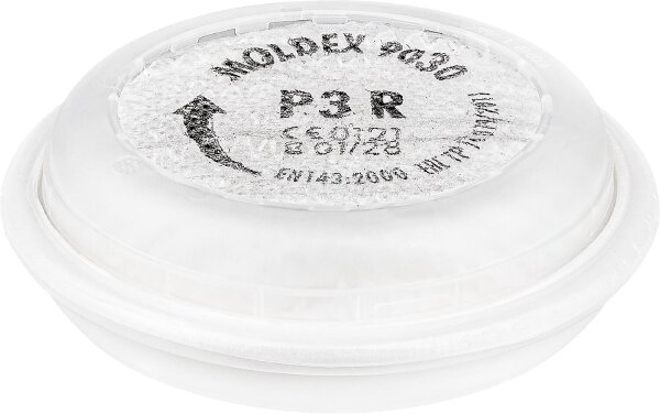 Partikelfilter Moldex P3 R EasyLock, für Serie 7000+9000 VPE=12 Stk.