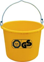 Baueimer 12 Liter gelb kranbar,TÜV VPE = 5 Stück