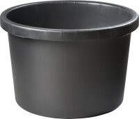 Mörtelkübel 90 Liter schwarz, breiter Rand, VPE...